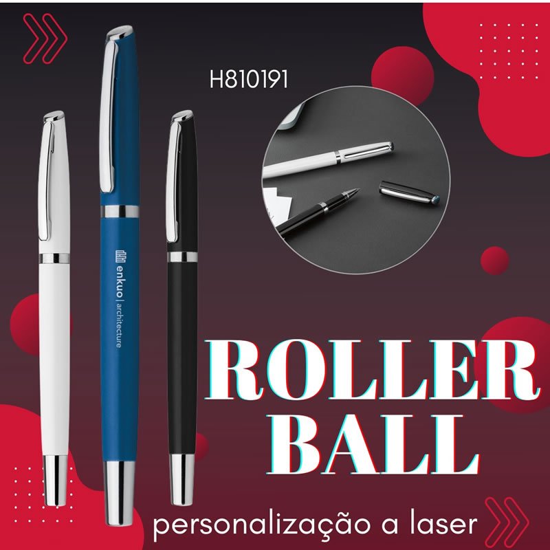 Caneta Roller Ball Personalizada H810191