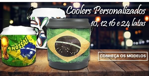 Coolers Personalizados 10, 12 16 e 24 latas