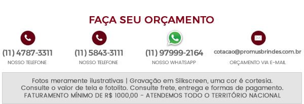Faça seu orçamento dos Brindes Personalizados