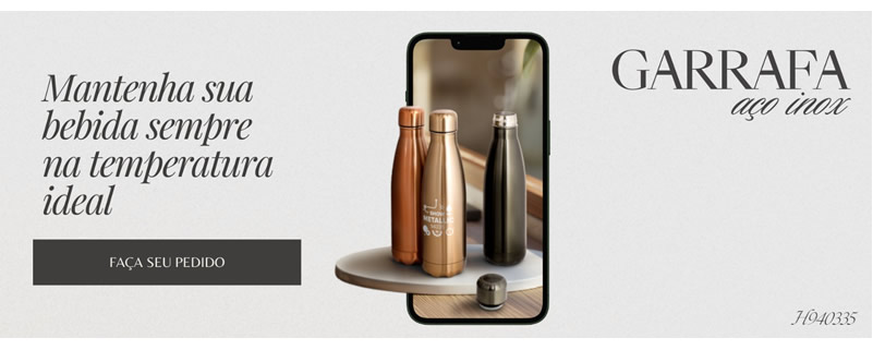 Garrafa de Aço Inox Personalizada H940335