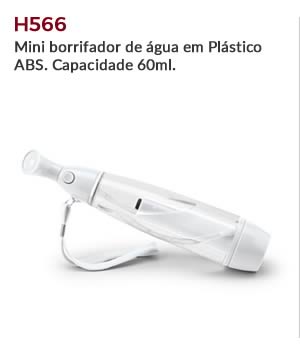 H566 - Mini borrifador de água em Plástico ABS. Capacidade 60ml.