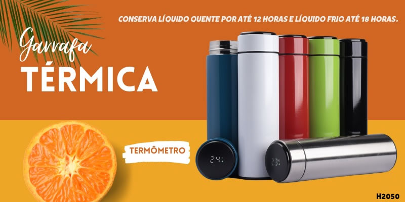Garrafa Térmica Personalizada H2050 Garrafa Térmica Personalizada H2050