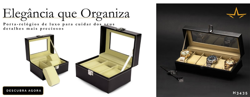 Porta Relógios Personalizados H3435