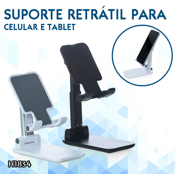 Suporte Retrátil para Celular e Tablet H1834 Suporte Retrátil para Celular e Tablet H1834