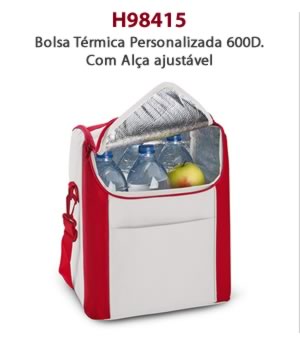 Bolsa Térmica Personalizada 600D. Com Alça ajustável