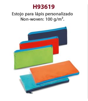 H93619 - Estojo para lápis personalizado Non-woven: 100 g/m².