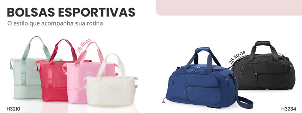 Bolsas Esportivas Personalizadas H3234