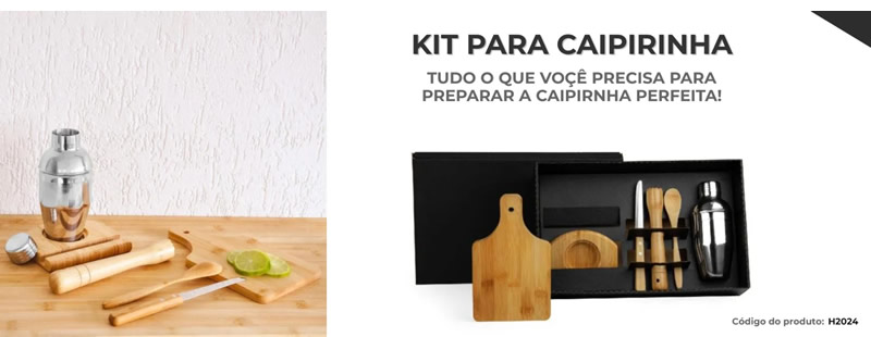 Kit para Caipirinha Personalizado H2024