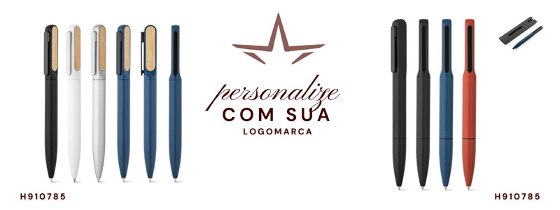 Canetas Personalizadas H910785 e H910787