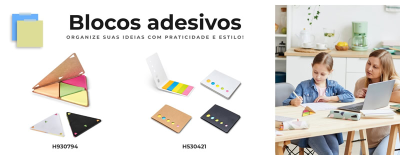 Bloco de Anotações Personalizado H930794 e H530421