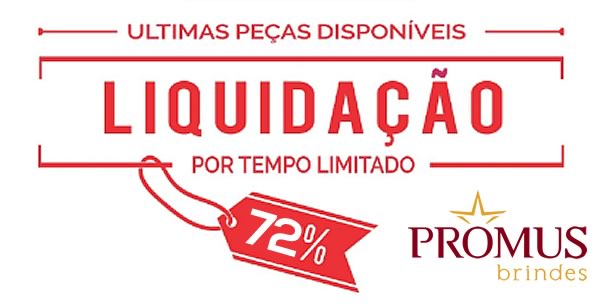 Últimas Peças Disponíveis - Liquidação por tempo limitado - Até 72%