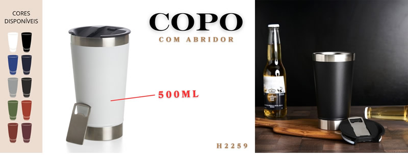 Copo com Abridor Personalizado H2259