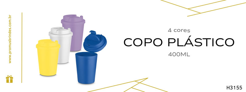 Copo Plástico Personalizado H3155