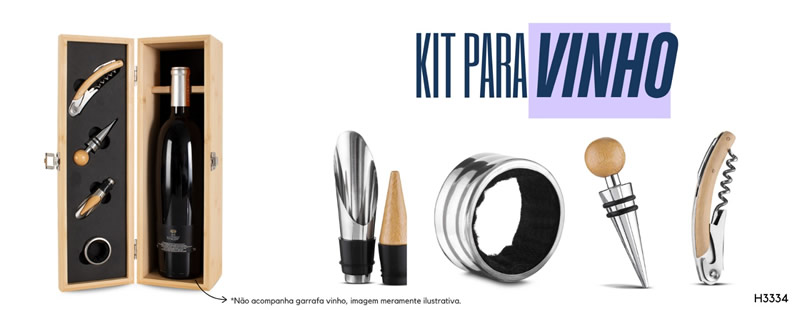 Kit Vinho Personalizado H3334