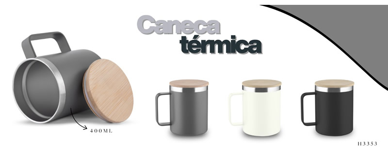 Caneca Térmica Personalizada H3353