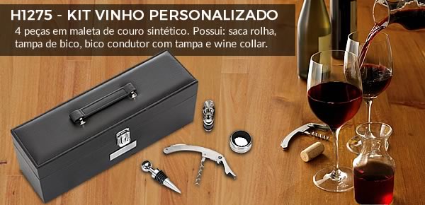 H1275 - Kit Vinho Personalizado