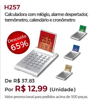 H257 - Calculadora com Relógio