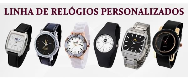 Linha de Relógios de Pulso Personalizados