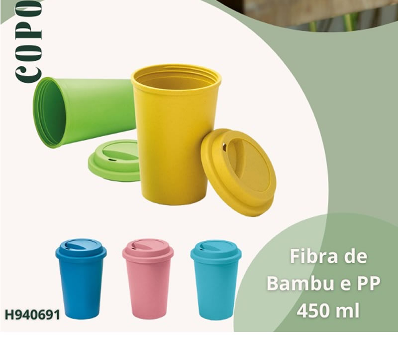 Copos ecológicos em Fibra de Bambu H940691
