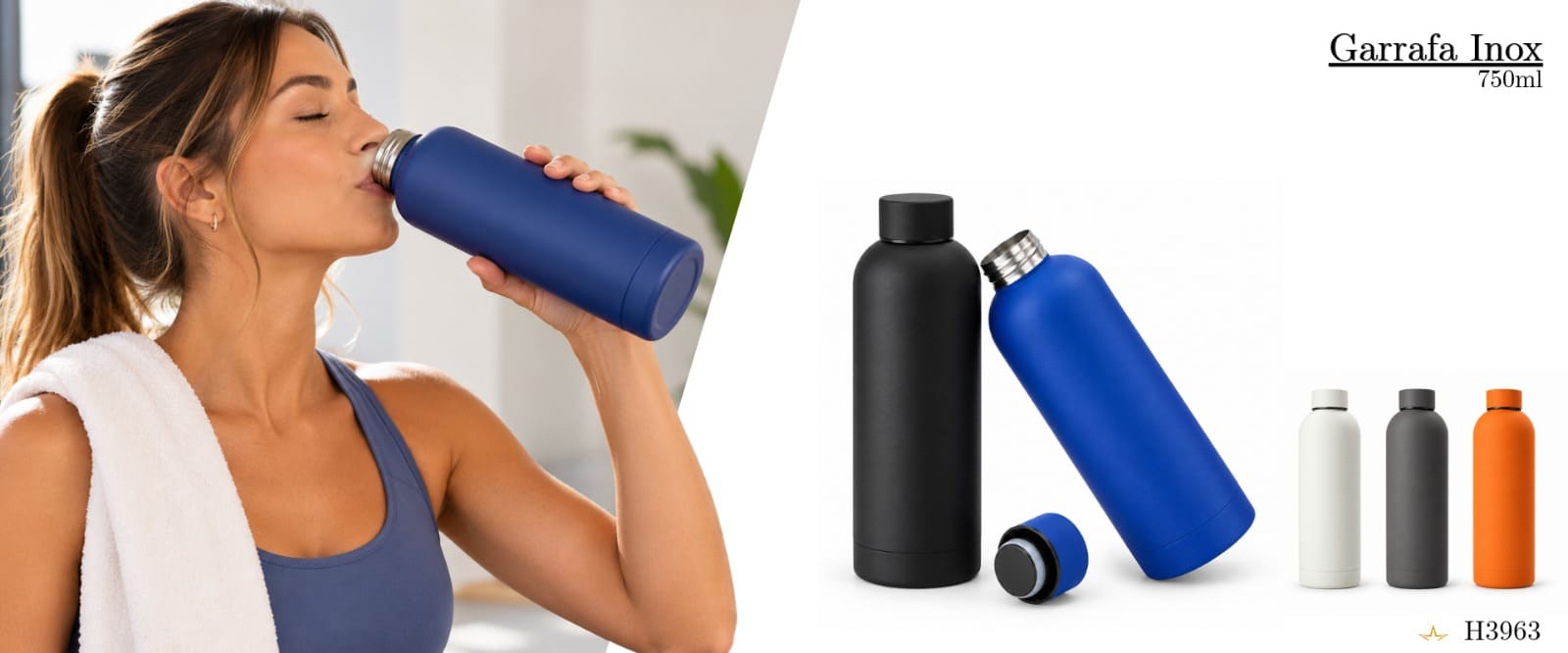 Garrafa Inox 750ml Personalizada - H3963