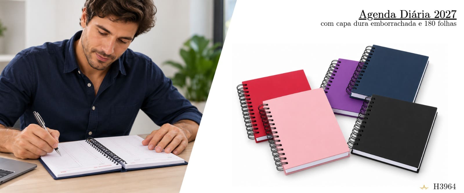Agenda Diária 2027 Personalizada - H3964
