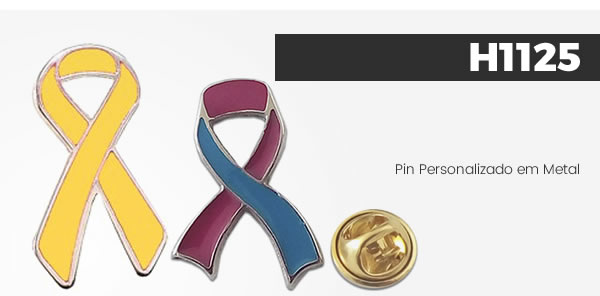 H1125 Pin Personalizado em Metal