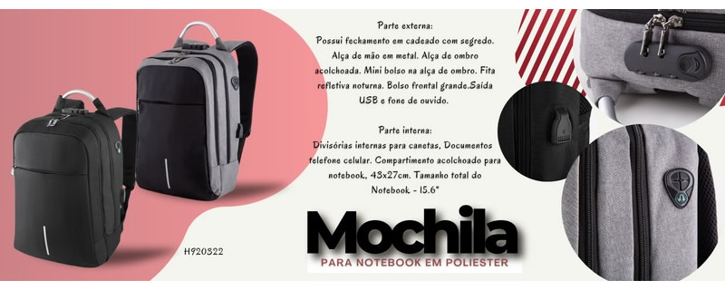 Mochila Personalizada H920322