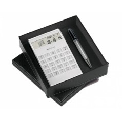 Kit Calculadora com Caneta Personalizada para Brindes H261