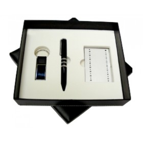 Kit Caneta Esferográfica com Chaveiro Personalizada para Brindes H635