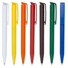 Caneta pvc leitosa inteira colorida Personalizada para Brindes H1179