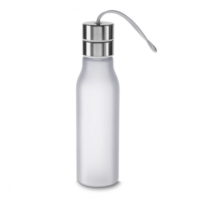 Garrafa de pvc 600 ml com filtro e alça de silicone na tampa Personalizada H1241