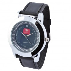 Relógio com pulseira em couro sintético Personalizado para Brindes H1287