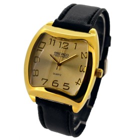 Relógio com pulseira em couro sintético Personalizado para Brindes H1289