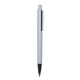 Caneta pvc corpo branco com detalhes colorido Personalizada para Brindes H1317