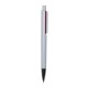 Caneta pvc corpo branco com detalhes colorido Personalizada para Brindes H1317