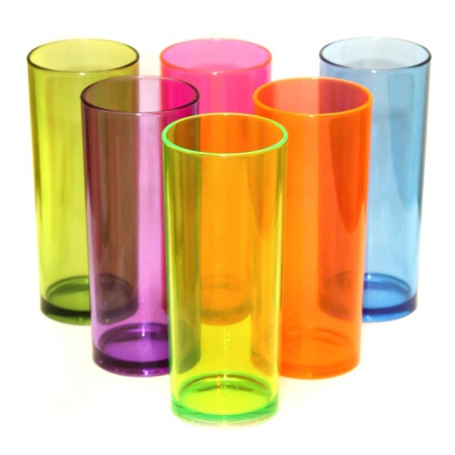 Copo long Drink de acrílico personalizado 300 ml H1037