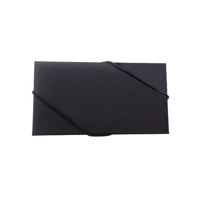 Caixa Cartonada com Tampa e Fechamento Elástico Personalizado para Brindes H2001