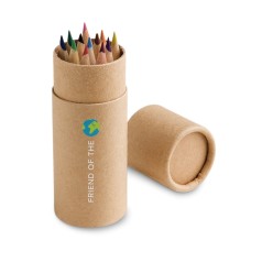 Caixa com 12 lápis de cor Personalizada H510752
