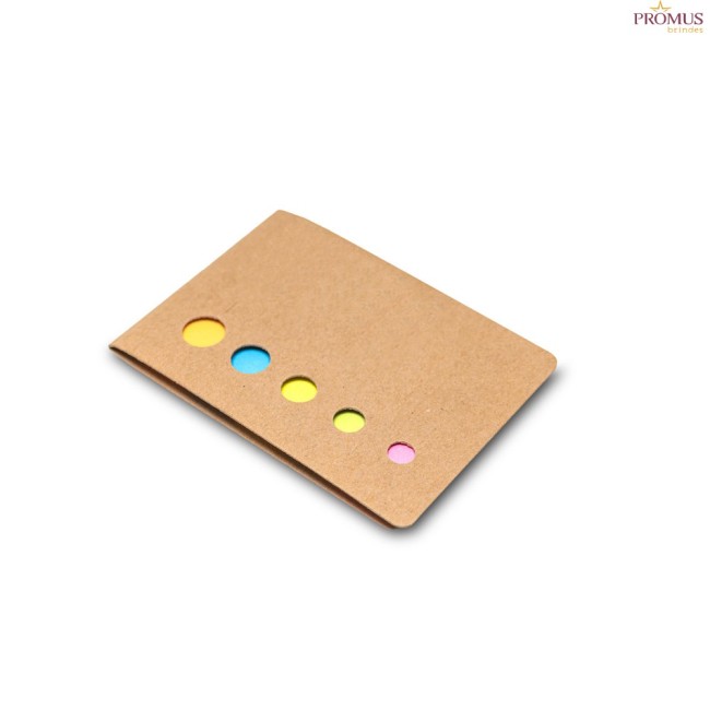 Kit com 5 blocos adesivados com 20 folhas em cartão Personalizado H530421