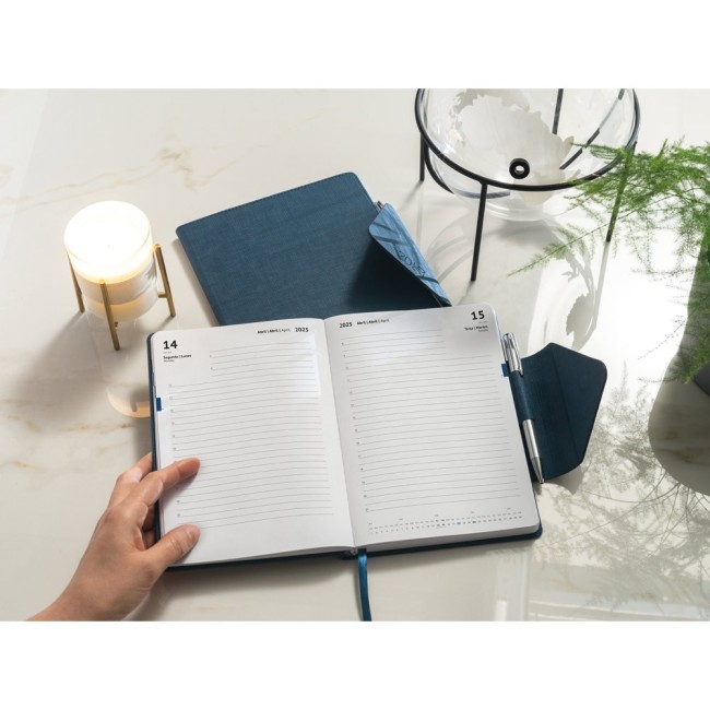 Agenda A5 em Couro Sintético Personalizada H660059