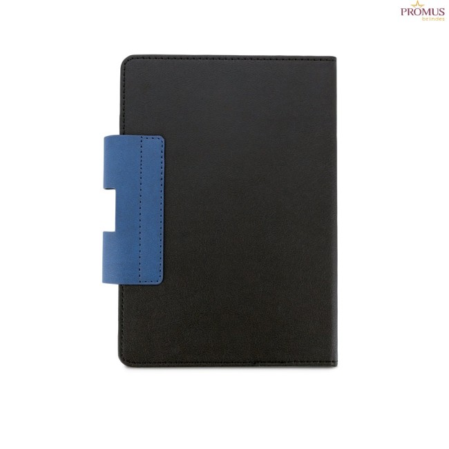 Agenda A5 Personalizada Capa Dura em PU com Caneta e Fecho Magnético
