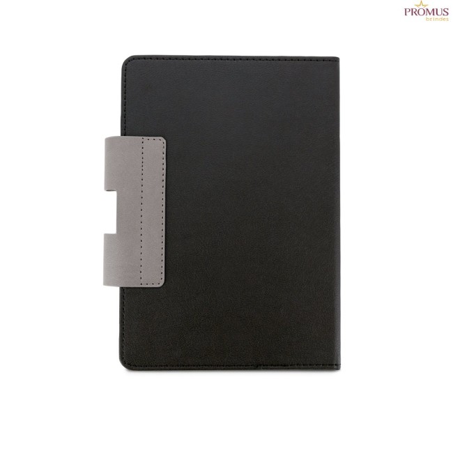 Agenda A5 Personalizada Capa Dura em PU com Caneta e Fecho Magnético