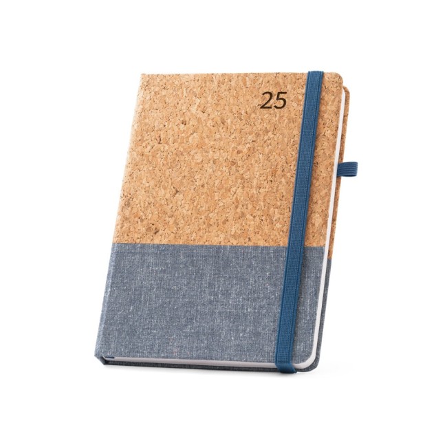 Agenda em cortiça e linho para Brinde Personalizado H660199