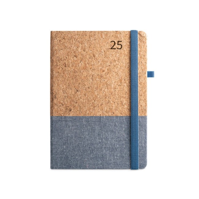 Agenda em cortiça e linho para Brinde Personalizado H660199