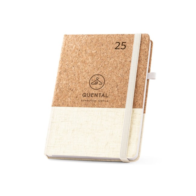 Agenda em cortiça e linho para Brinde Personalizado H660199