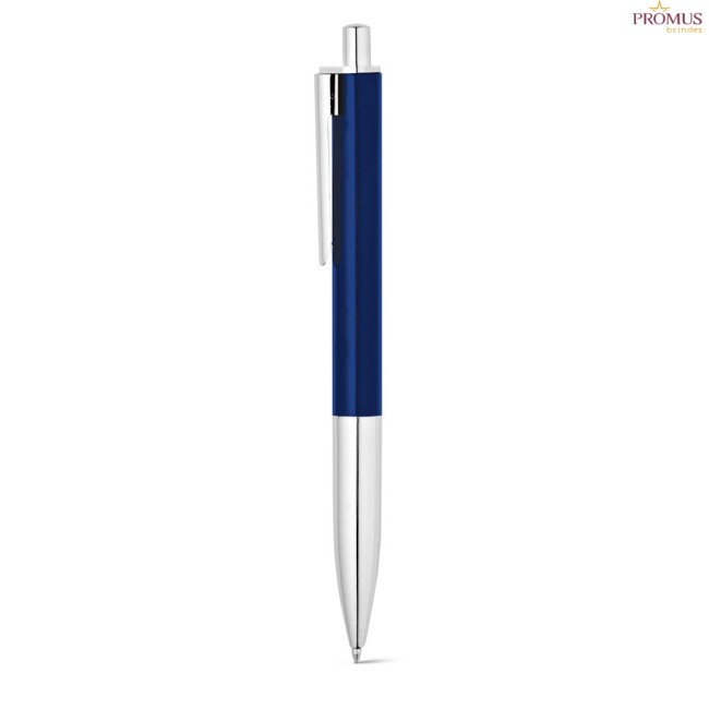 Caneta Esferográfica em alumínio com escrita em preto Personalizada H910333