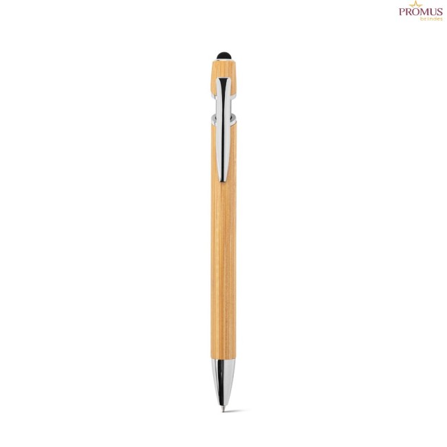 Caneta Esferográfica em Bambu Personalizada H910986