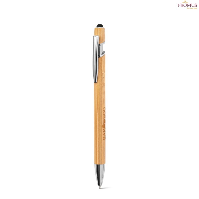 Caneta Esferográfica em Bambu Personalizada H910986