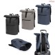 Mochila Roll Top Personalizada em PU com Bolso para Notebook 16" H920534