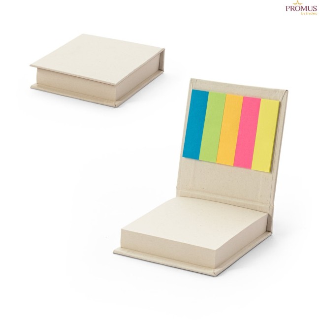 Conjunto 2 em 1 de Blocos Personalizados em Papel 100% Reciclado – H930664